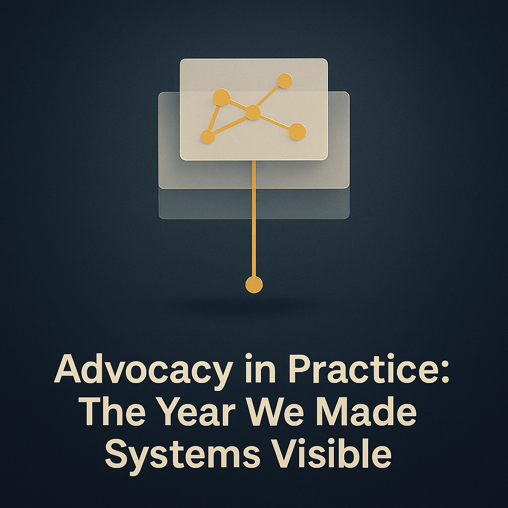 Advocacy in Practice: The Year We Made Systems Visible